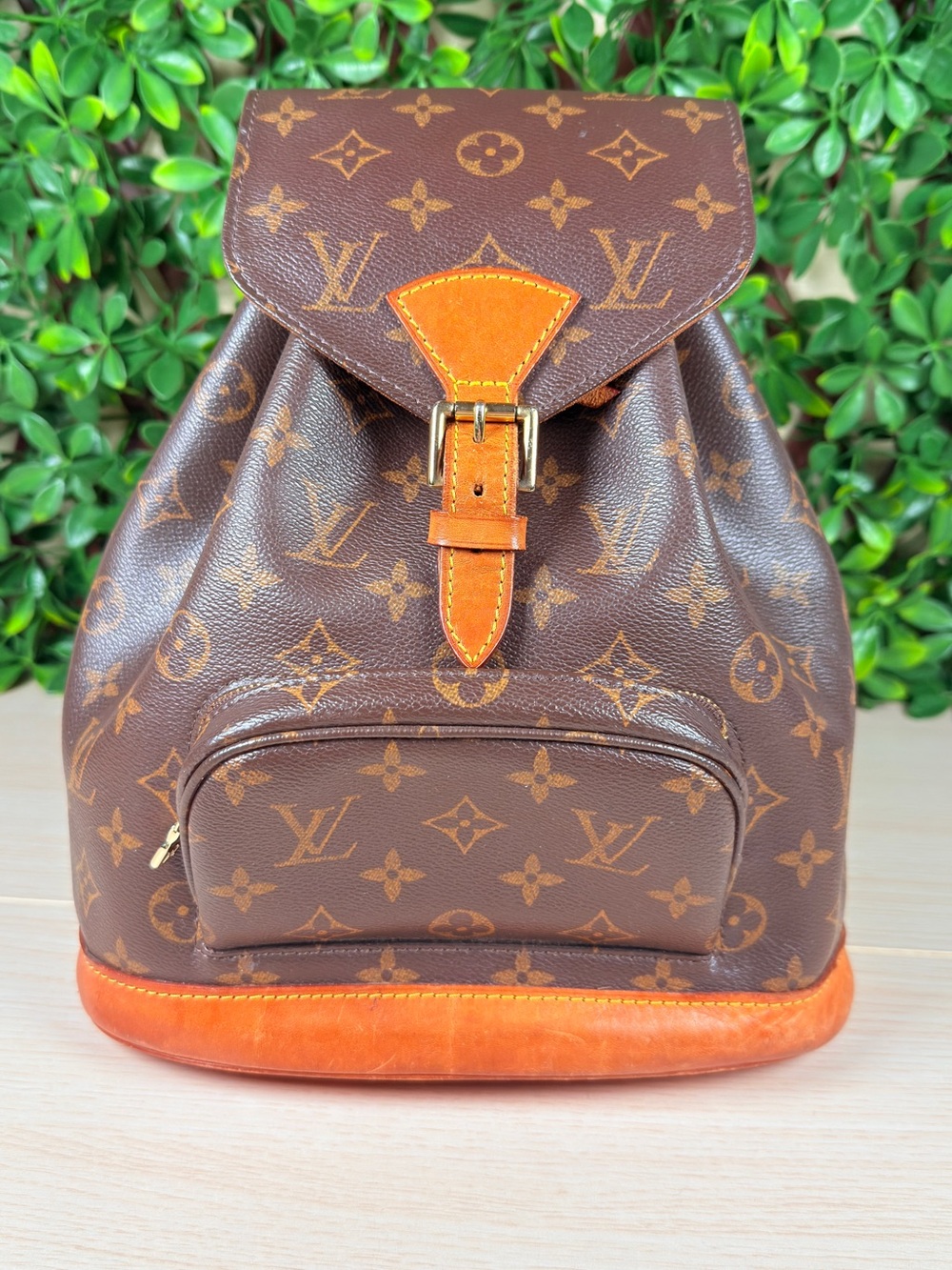 Y2K Vintage Louis Vuitton Montsouris MM Monogram Canvas Backpack